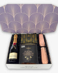 Champagne , Popcorn and chocolate Gift Box