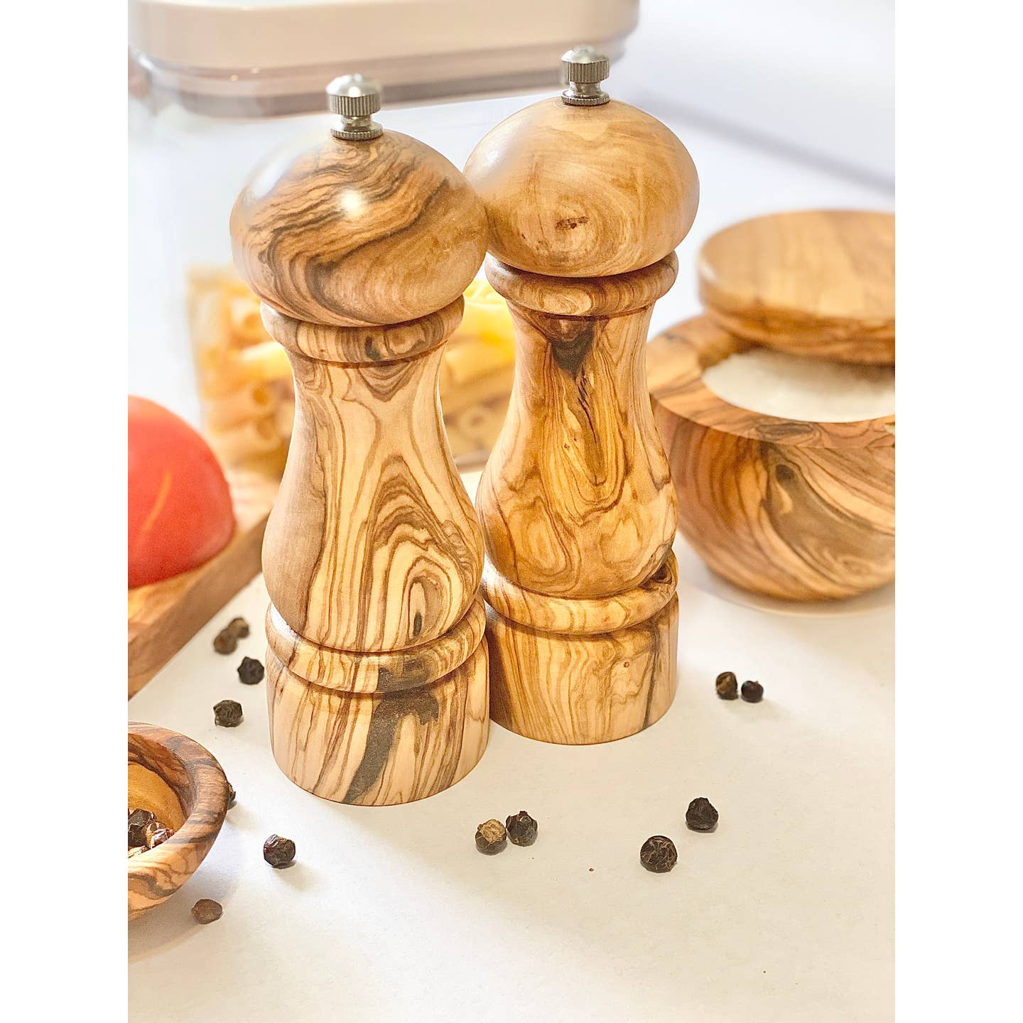 Natural Olive Tree - Handmade Pepper Mill
