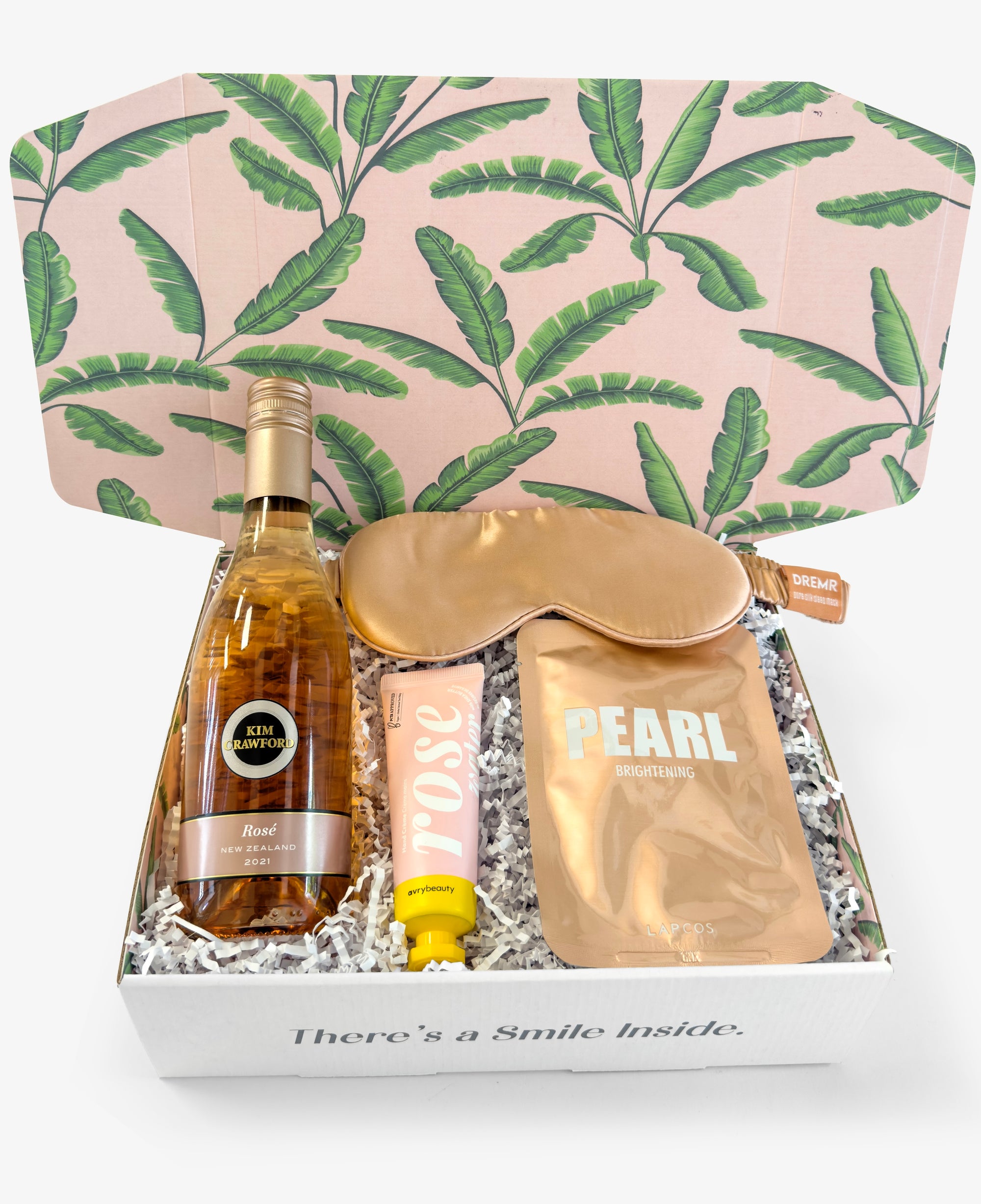 Birthday Gift Box with Rose Wine
