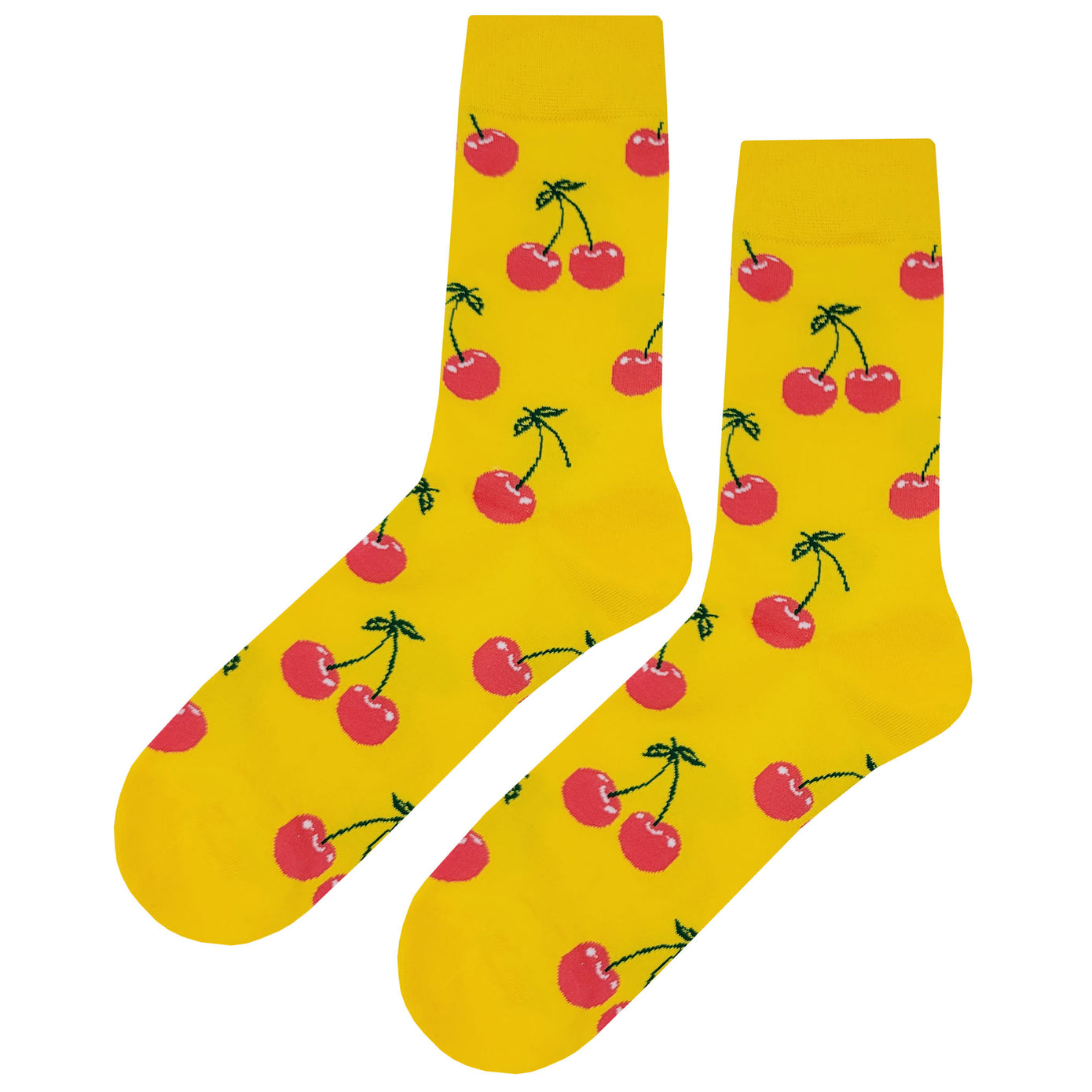 Yellow Cherry Socks (Unisex)