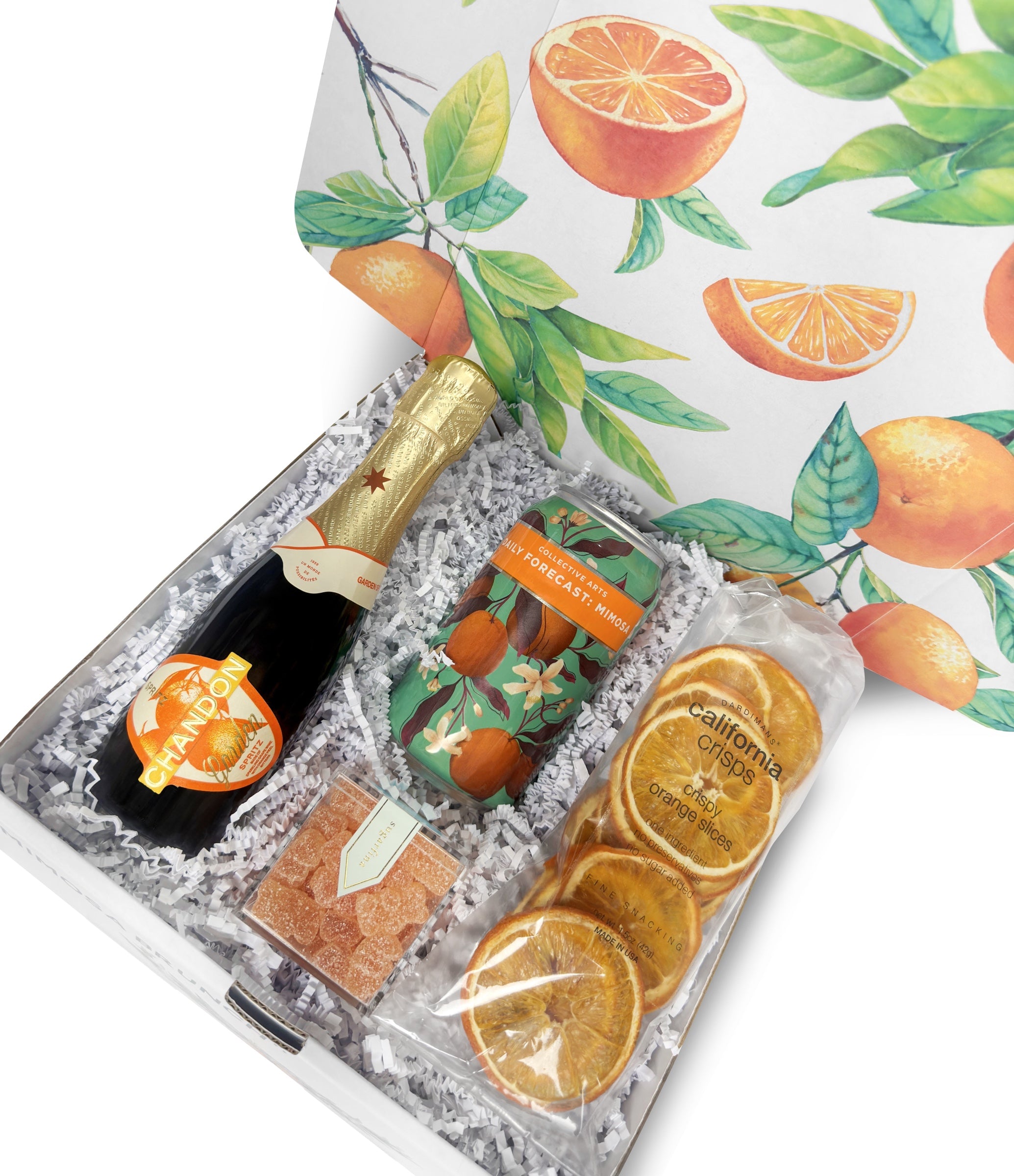 Mimosa Brunch Champagne Gift Box | Cheers Gift Basket – Yuti Gift Box