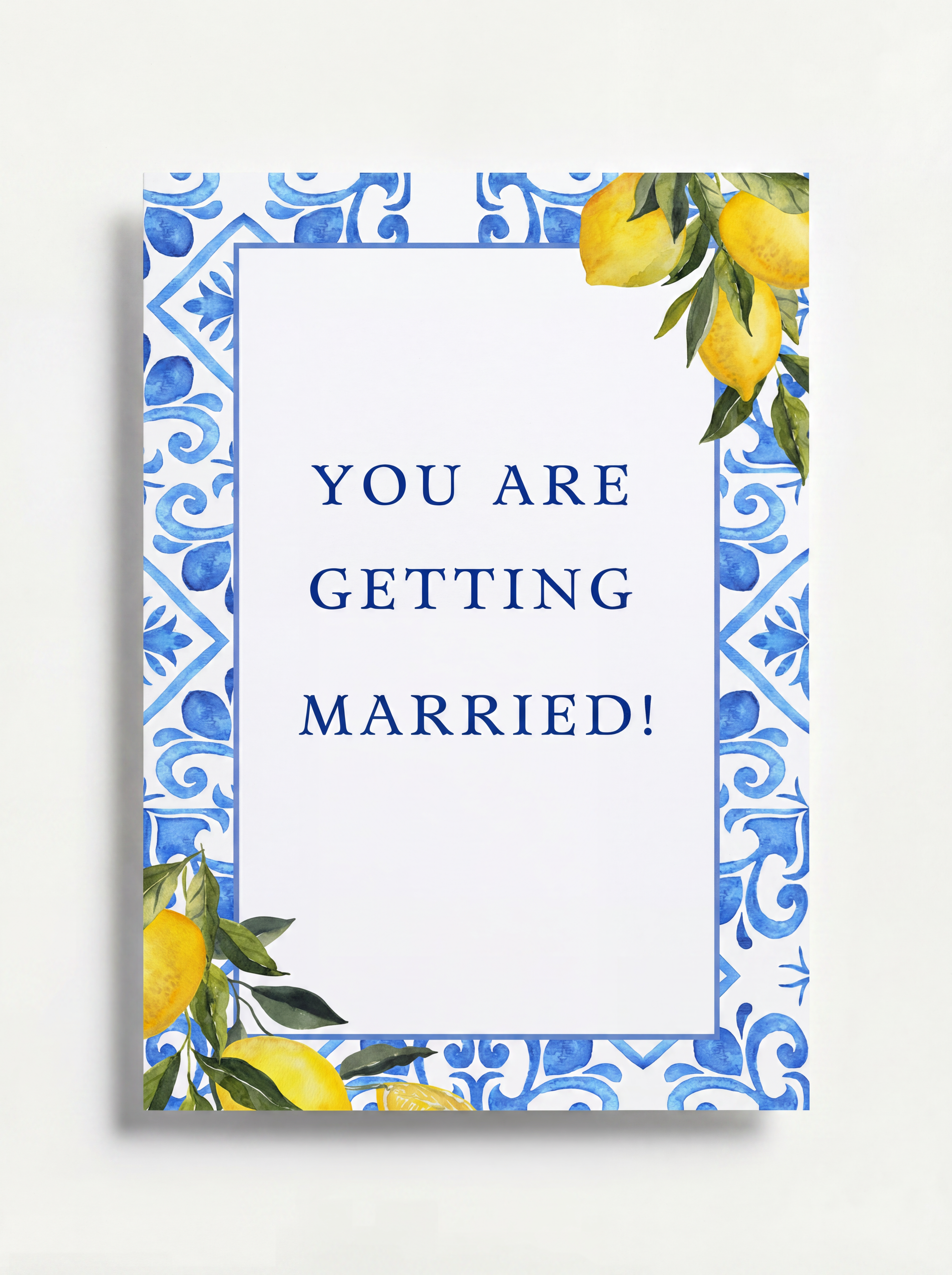 You're Getting Married Greeting Card