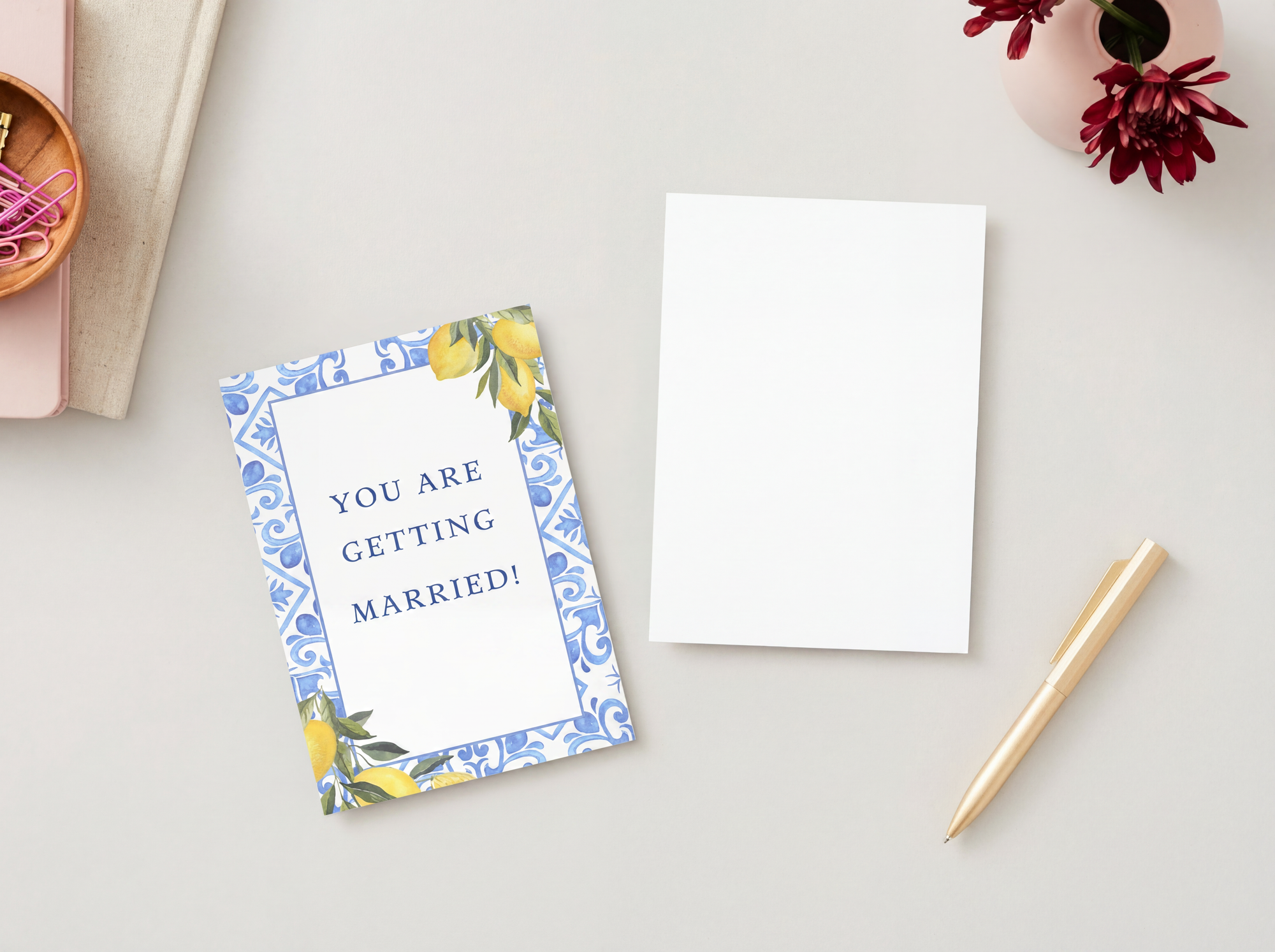You're Getting Married Greeting Card