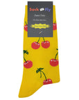 Yellow Cherry Socks (Unisex)