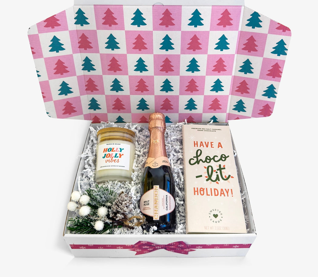 Holiday Champagne Gift Box 